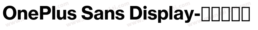 OnePlus Sans Display字体转换